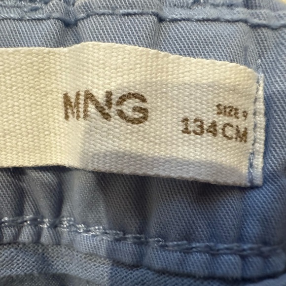 Mango Light Blue Khaki Boys / Kids Shorts Size 9 Cotton ideal Condition! - Picture 2 of 3